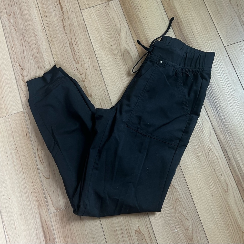 Scrubstar Black Jogger Scrub Pants